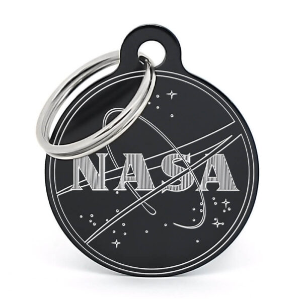 Placa para perro NASA