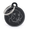 Chapa para perro - Labrador Retriever II - Negro